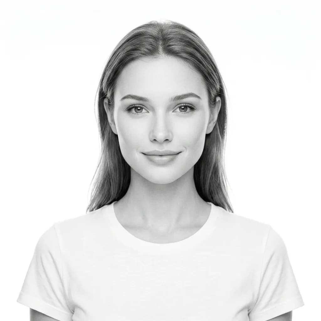 Аватар ч/б: высокий ключ