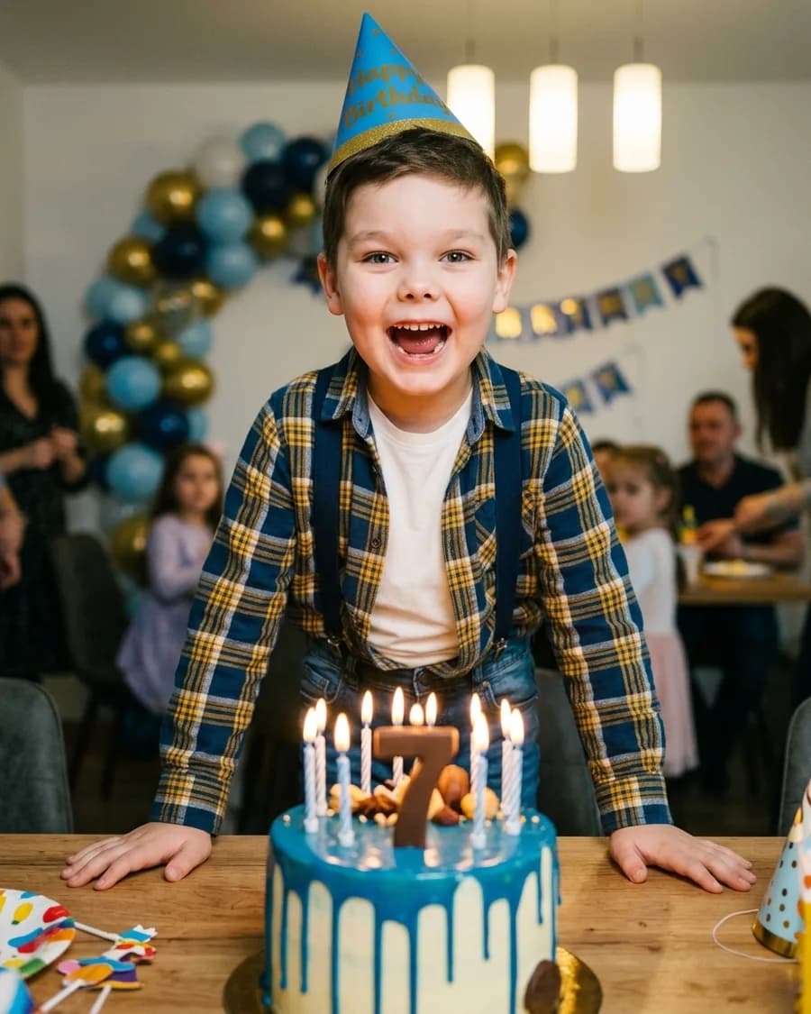Детский день рождения: 7 лет