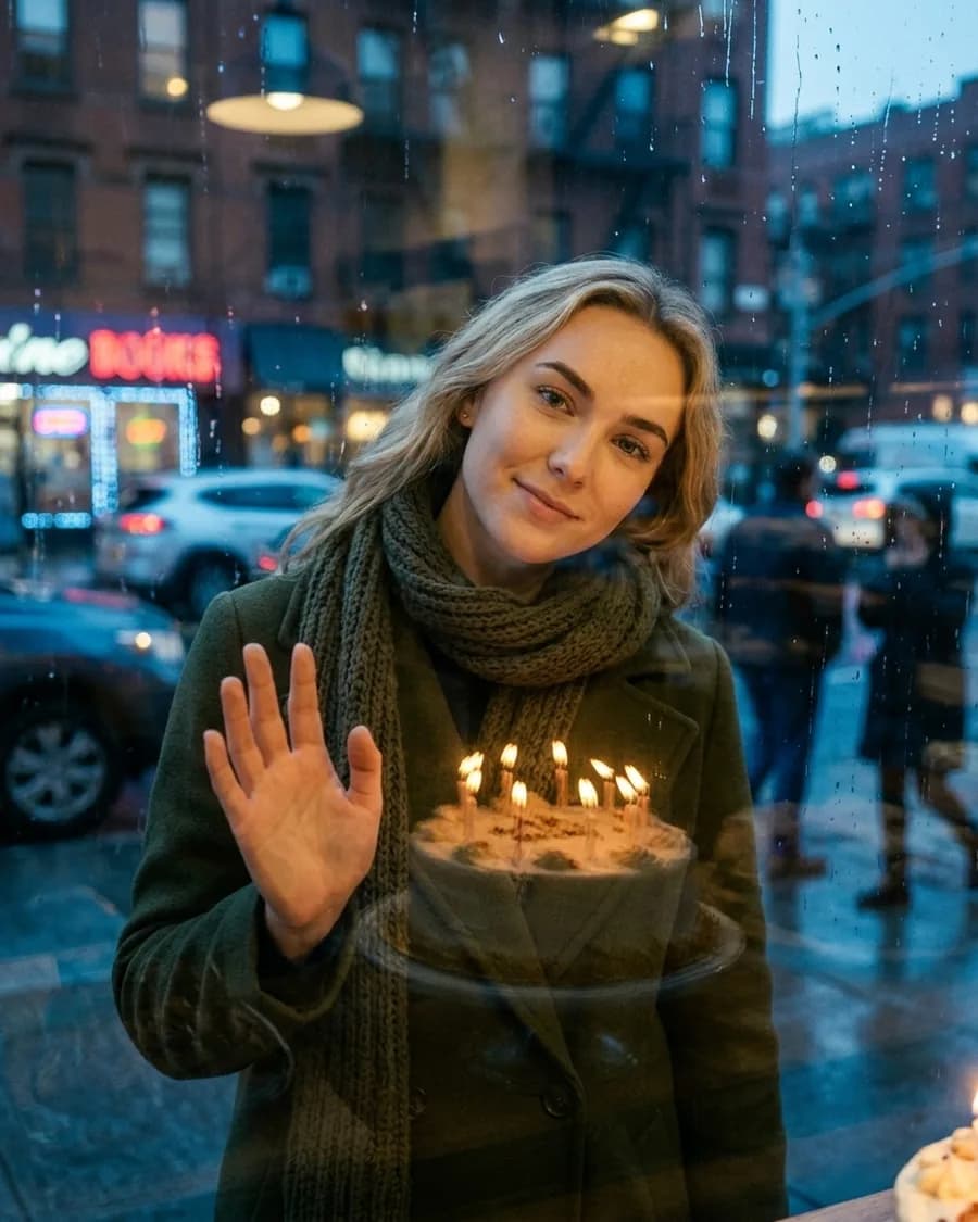 Сквозь витрину кондитерской