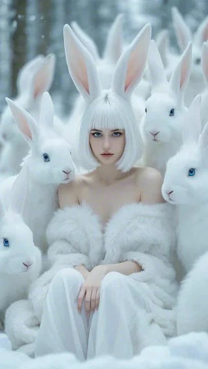 Хозяйка снежных кроликов