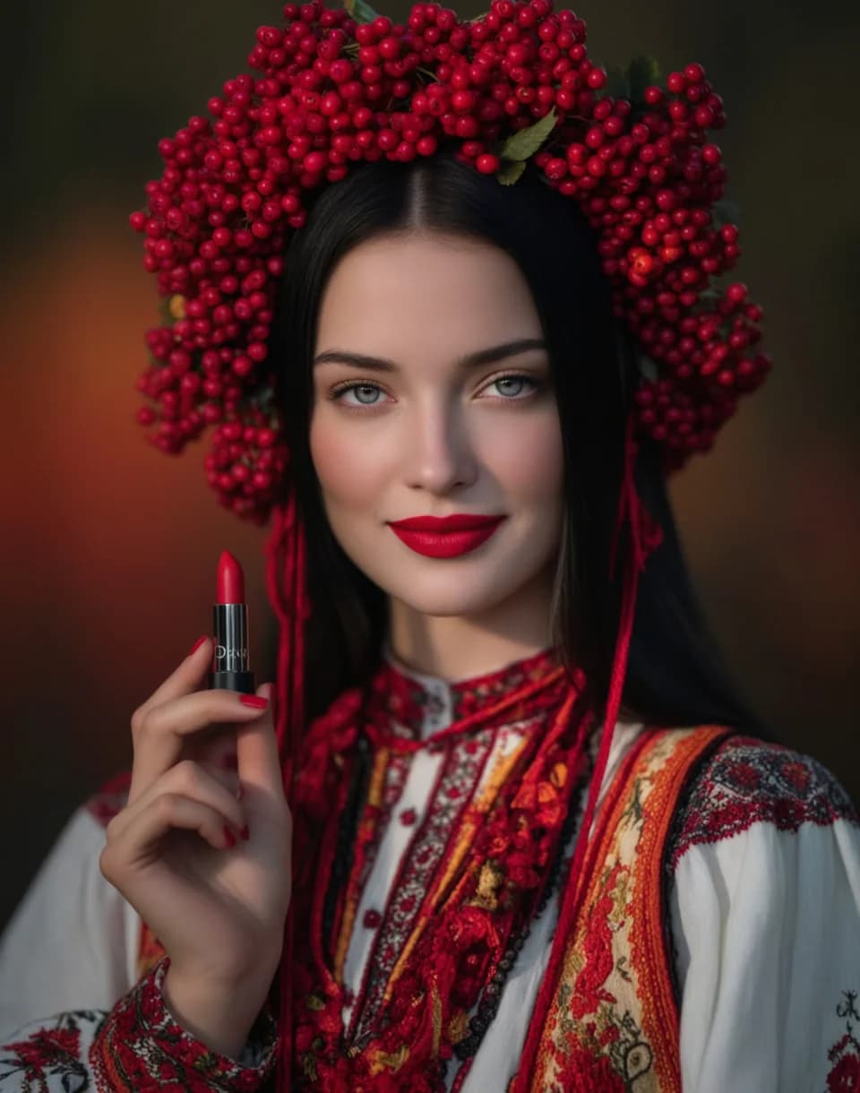 Краса в калиновом венке