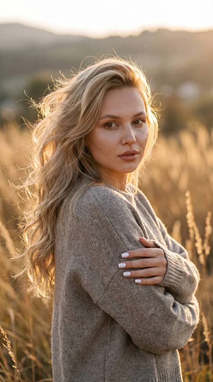 Золотой час в поле