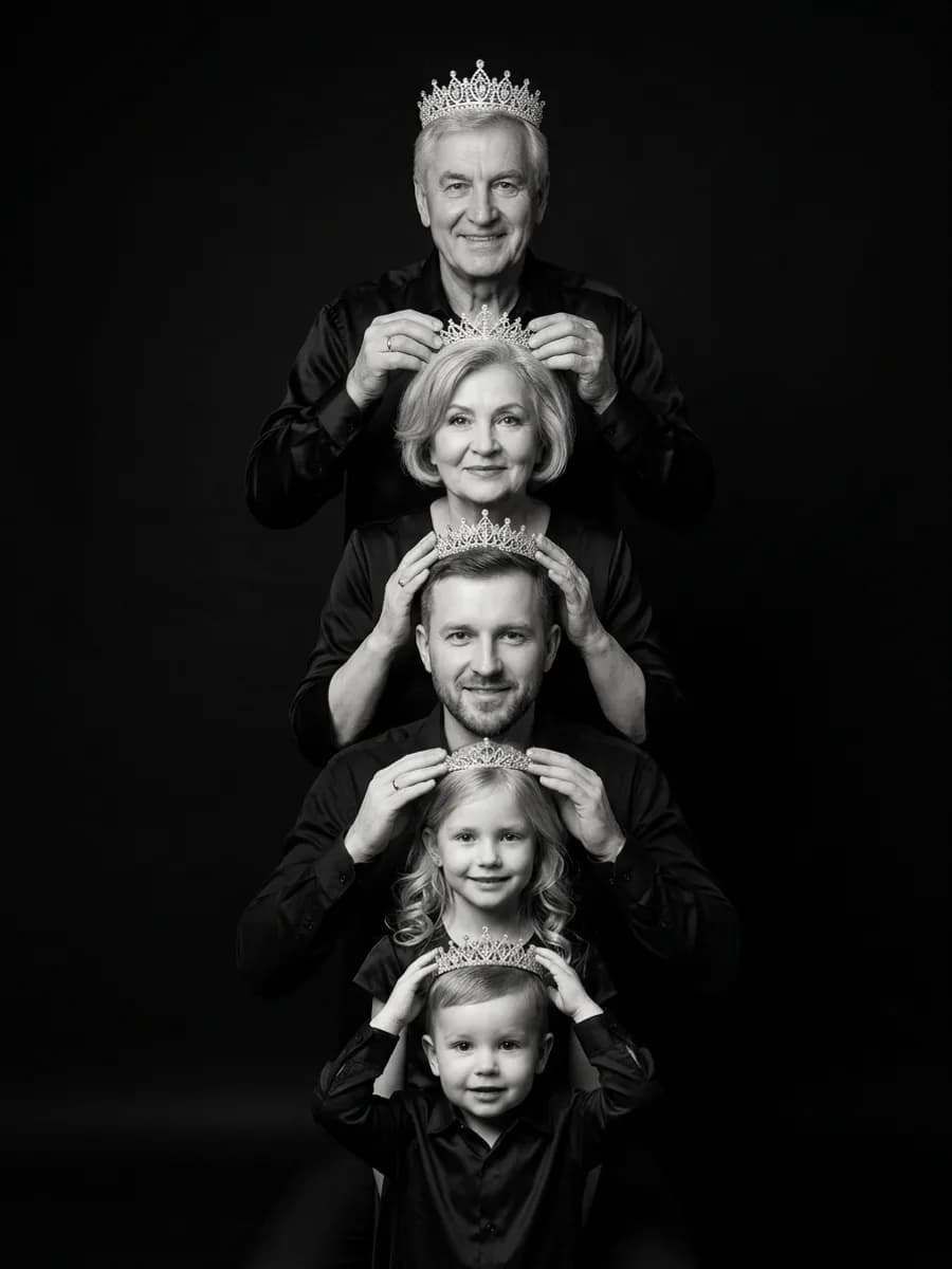 Семейные короны — пример 3
