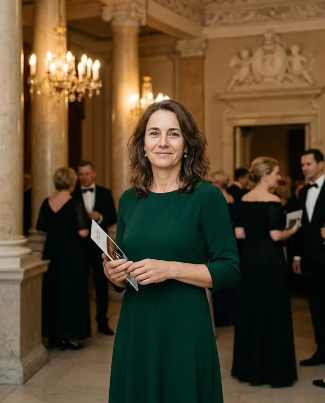 Анкета для знакомств: женщина 40+ — пример кадра ИИ-фотосессии