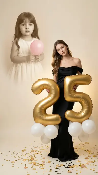 С воздушными шарами 25