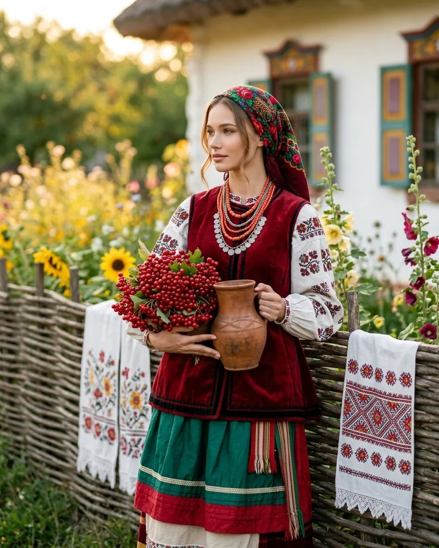 У плетня с калиной