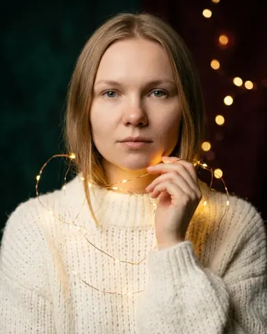 В гирлянде