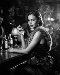 Femme fatale (нуар): В дымном баре, кадр 4