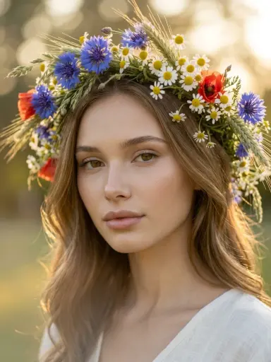Венок крупно