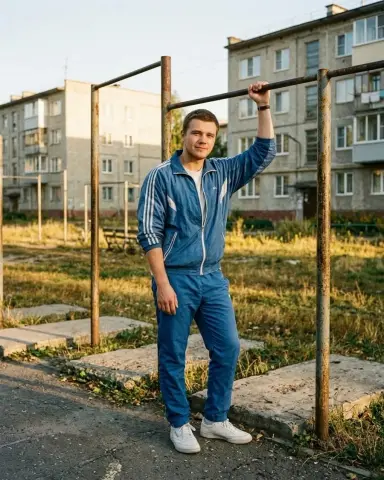 На спортивной площадке