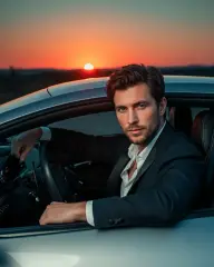 Закат у Lamborghini: За рулём на закате, кадр 3