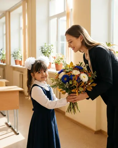 Букет учителю
