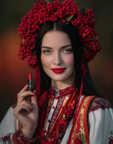 Краса в калиновом венке