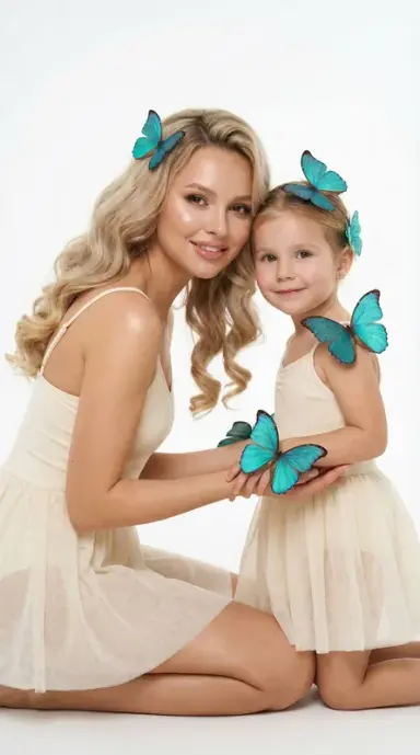 На коленях на циклораме
