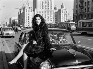 На «Волге» в Москве 70-х