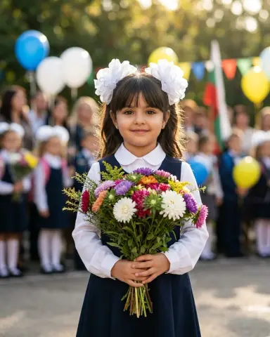 Линейка с бантами