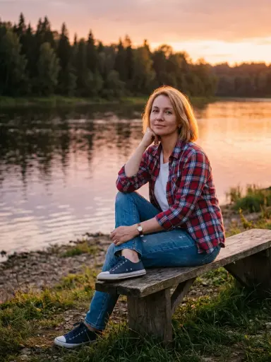 Вечер на набережной — пример 3