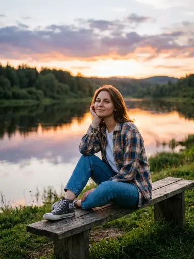 Вечер на набережной