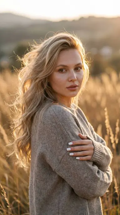 Золотой час в поле