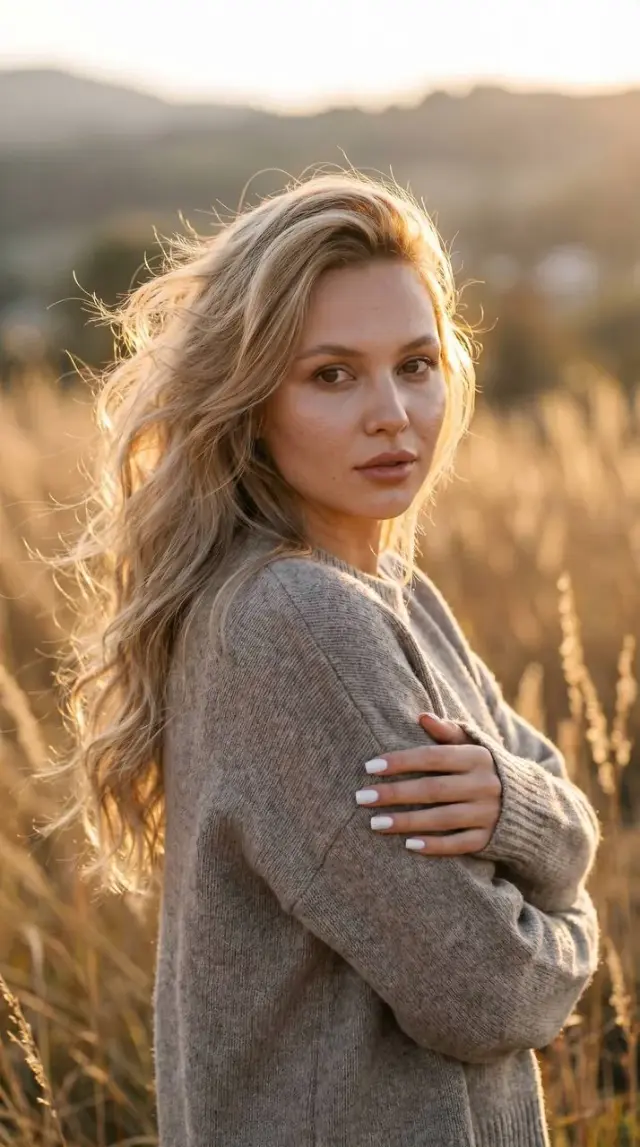 Золотой час в поле