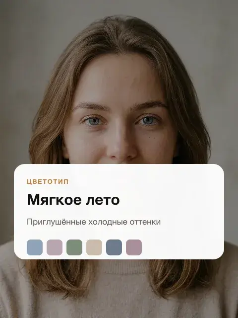 Цветотип по фото